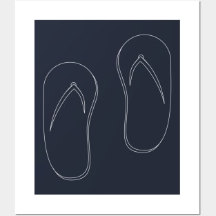 Flip Flops Posters and Art